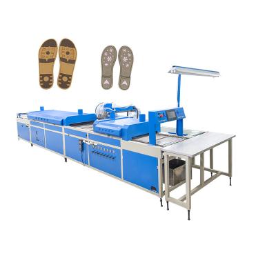 China Automatic PVC Baking Machine 1 - 4cm/s For Slipper Upper Outsole Production Line for sale