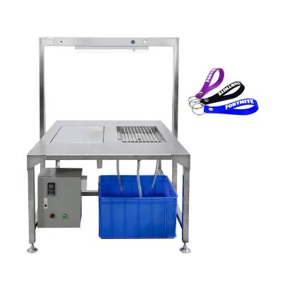 China Small Rubber Baking Machine Manual Dispensing Silicone Label Baking Table Machine for sale