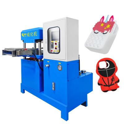 China 50T Rubber Vulcanizing Machine Silicone Ipad Case Sleutelhanger Maker Te koop