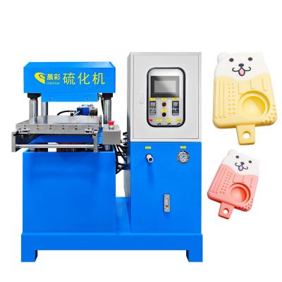 China Rubber Keychain Making Vulcanizing Machine 50T Capacity for sale