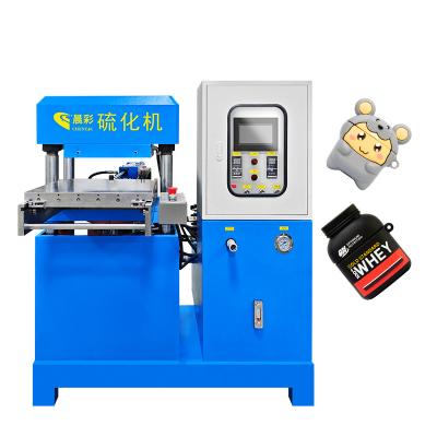 China 50T Rubber Vulcanization Molding Machine For Silicone Trademark 360*350mm Heating Plate for sale