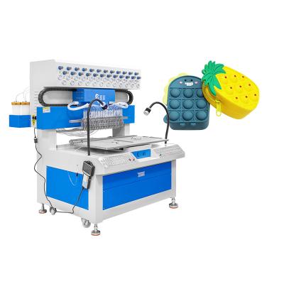 China Silicone and PVC Patch Making Machine with 24 Colors Automatic Colorant Dispenser for sale