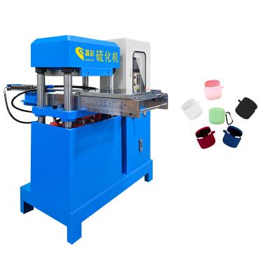 China Silicone Mobile Phone Protective Case Flat Vulcanizing Machine Automatic for sale