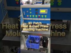 3D Press Molding Mchine For Patches Keychains Compression Molding