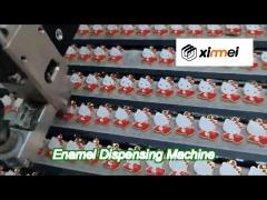 automatic enamel painting machine 4800w pixel for hardware jewelry