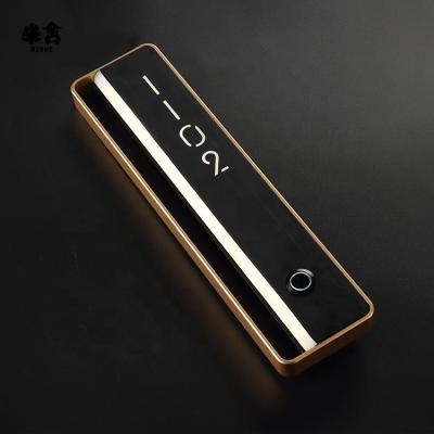 China Modern high quality laser cut hotel signage electronic signage touch doorbell led acrylic sign board for sale