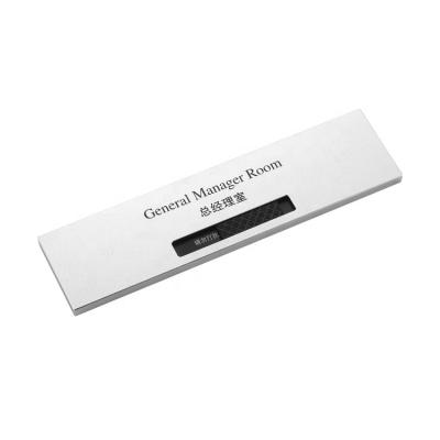 China Customization modern simple modern silver office do not touch sign plate office door door plate for sale