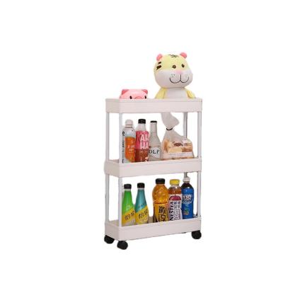 China Storage Crafting 3/4 Tier Organizer Rolling Drawer Cart Mobile Storage Shelving Cart for Kitchen or Bathroom for sale