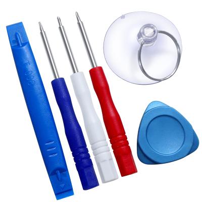 China Plastic Cheap Price 2021 New Portable 6 In 1 Smart Phone Repair Tool Kits Unlocking Tools For Mobile Phone for sale