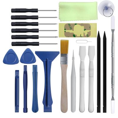 China Plastic 23 in 1 Mobile Phone Repair Tool Kit with Open Mini Screwdriver Screen Pry Mobile Phone Repair Tool Kit for sale