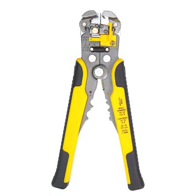 China Auto Tools 10-24 A.W.G. Pliers Wire Stripper Crimper Pliers Terminal Stripping Tool 0.2-6.0mm2 Multifunctional Adjustable Cable Cutter for sale