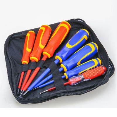 China 7pcs Insulation Plastic Screwdriver Electrical Tester Injector Pen Tools For Electrician for sale