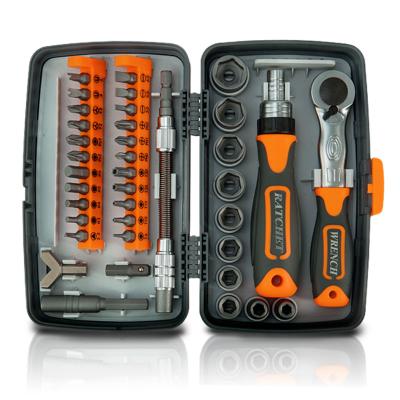 China Plastic Multifunctional 38pcs in 1 Tools and Hardware Ratchet Screwdrivers Set for Repairing Home Appliances &Machinery &Cars &Furniture for sale