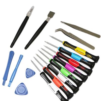 China Plastic 16 in 1 Mobile Phone Repair Kit Precision Screwdriver Set Mini Tools for Phone Repair for sale