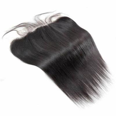 China Lace Frontal Closure 13x4 Preplucked Straight Hairline Lace Frontal Ear To Ear Lace Headband With Baby Hair for sale