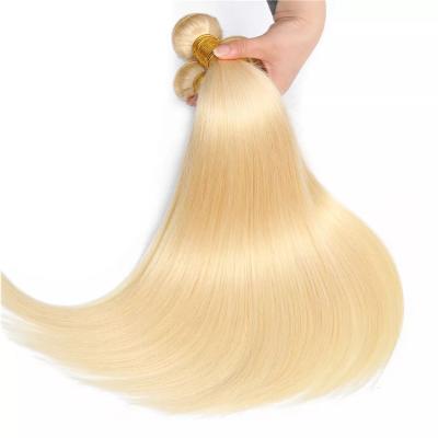 China Wholesale Silky Straight Wave Ombre Colored 613 Russian Blonde Virgin Hair Bundle, Unprocessed Raw 613 Russian Blonde Highlights Hair for sale