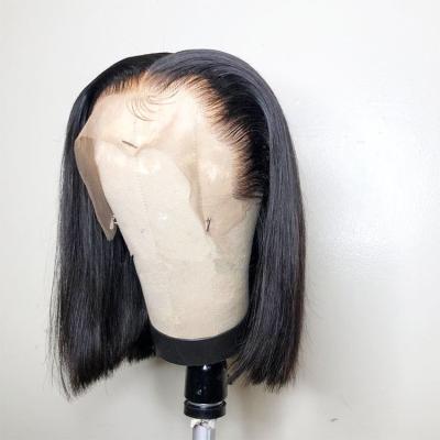 China Silky Straight Bob Wigs Human Hair Lace Front Short Bob Wigs Wave Bob Wigs For Black Women for sale