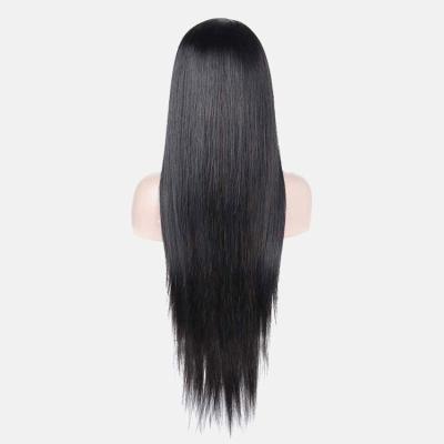 China Silky Straight 200 Density 100% hd Lace Front Brazilian Straight Human Hair Wig 40inch Transparent Virgin Hair Wig Vendors for sale