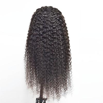 China HD Transparent Deep Wave 28 30Inch Human Hair Curlys Frontal Wigs For Color Women Brazilian Deep Curly Lace Front Wig for sale