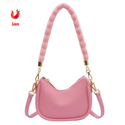 China Vogue New Fashion Women Shoulder Tote Bag Luxury Zipper Hobo Lady Pu Leather Hobo Hand Clutch Bag Hobo Soft Cross - Body Shoulder Bag for sale