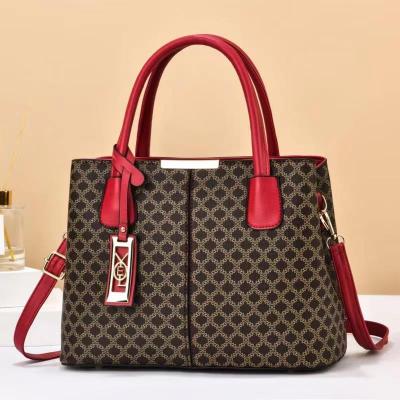 China 2023 Popular Luxury Hand Bags Large Capacity PU Handbags Messenger Bag New Fashion Women's RFID Shoulder Bag for sale