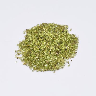 China China Natural Stone Price of Crystal Peridot Crushed Tumbled Stone Crystal Quartz Gravel For Home Decoration Jewelry Rock for sale