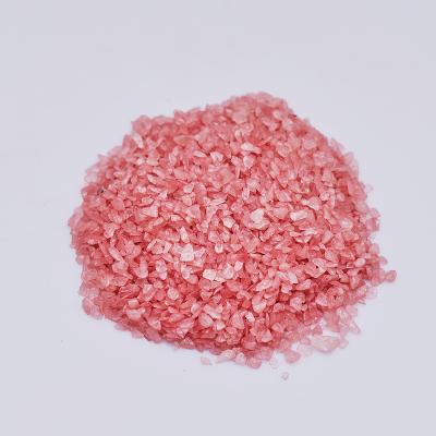 China China Crystal Tumbled Stones Red Smelt Modern Wholesale Crystal Quartz Crystal Gravel Chips for Healing for sale