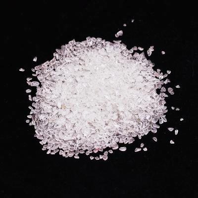 China Natural Clear Feng Shui White Quartz Healing Crystals Chips Chakra Gravel Tumbled Color Stone Gravel From China Wholesale Price for sale