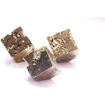 China China wholesale natural copper pyrites rough cube tumbled stone for decoration for sale