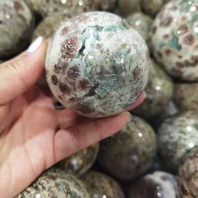 China Purple Labradorite Crystal Sphere, China 200mm 40mm Round Natural Clear Crystal Sphere Ball Magical Crystal Ball Healing Holder for sale