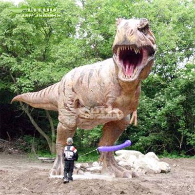 China Large Silicone Landscape Outdoor Decoration Robot Dinosaur King for sale