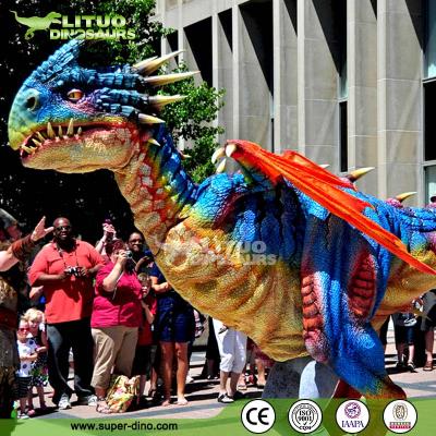 China Exhibition Dragon Magic Costume Dinosaur Costume Performance LT-GD-LBYF-H2 for sale