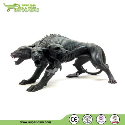 China Theme Park Fiberglass Greek Mythology Cerberus Life Size Statue LT-BB-DYKMGDS-H1 for sale