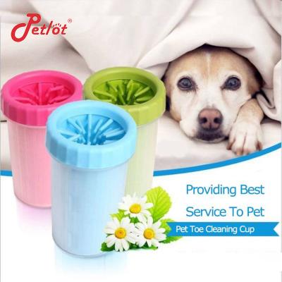 China Viable Factory Wholesale Detachable Portable Cleaning Cup For Dogs Dog Paw Cleaner Cup for sale