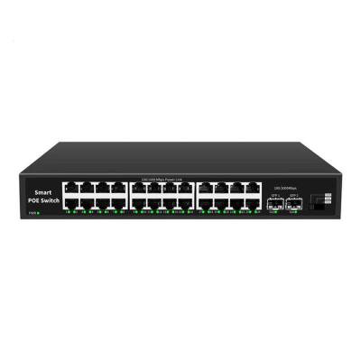 China LACP 24 Port L2 Ethernet Network Switch With 2 SFP Port D-link Poe Switch Gigabit for sale