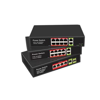 China LACP 4 Ethernet 10/100/1000Mbps Port Gigabit Network PoE Unmanaged Switch with One Gigabit Network Port and One Gigabit Optical Port for sale