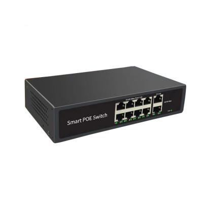 China High Quality LACP Factory Gigabit 8 100mbps Poe Switch Port Network Switch for sale