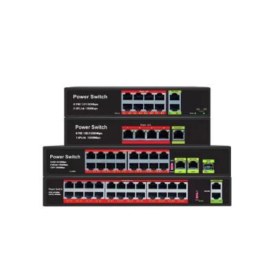 China LACP 8 Port Gigabit Poe Switch 2 Gigabit Ethernet Uplink Full Ports 120w Power Unmanaged Poe Switch for sale