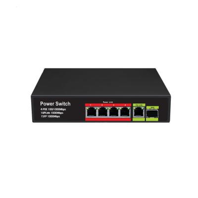 China LACP 4 Port 10/100/1000m Ethernet Industrial Fiber Optic Switch for High Temperature and Cold Endurance Rail Transit for sale