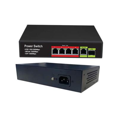 China LACP Factory Supply Poe Switch Support OEM 72W 4 Port Gigabit Poe Switch for sale