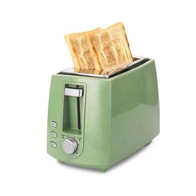 China Hotel Wholesale OEM Household Kitchen Appliances Green Mini Electric Bread Toaster for sale