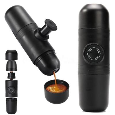 China Protable OEM Mini Outdoor Travel Hand Press Manual Portable Coffee Maker Espresso Coffee Machine Home Machine for sale