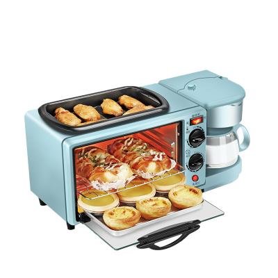 China Hotel 3 in 1 Breakfast Maker Cooking Machine Toaster Cooking Pan Sandwich Maker and Electric Drip Coffee Breakfast Maker for sale