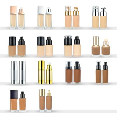 China Full Coverage Liquid Waterproof Long Lasting Makeup Private Label Foundation Makeup Base Liquid Foundation for sale