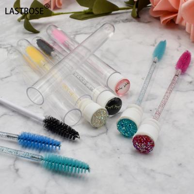 China 2021 Newest Selling Makeup 2021 Mink Eyelash Extension Brush Private Label Brand Custom Logo Hot Convenient Long Lasting Mascara Brush for sale