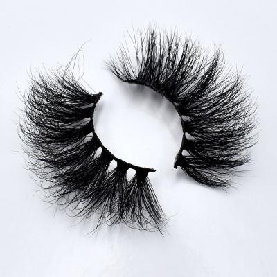 China High Quality 3D Mink Eyelashes Vendor Own Brand 25mm 25mm Mink Eyelashes Fake Eyelashes for sale