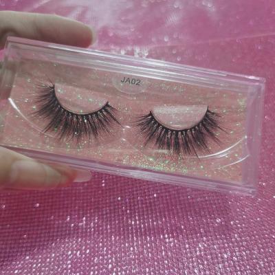 China Wholesale Natural Mink Lashes 3d False Vegan Eyelashes Long Ready To Board Lashes Natual Vegan Eyelashes for sale