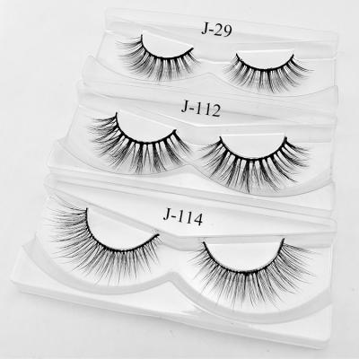 China Cruelty Free Vegan Top Quality Crisscross Eyelash Silk Eye Lashes False 3D Mink Eyelashes for sale