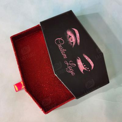 China Wholesale Seller Natural 25mm Long Coffin Shaped Coffin Eyelash Packaging Box Coffin Box Coffin Shape Wick Box for sale