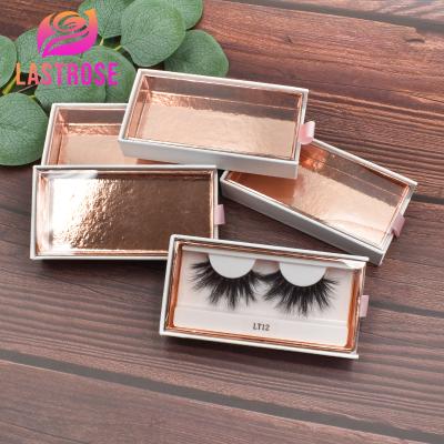 China Natural Long Eyelash Box Private Label Lashes Case Custom Eyelash Box Packaging With Your Own Logo Lashes Box for sale